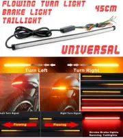 45cm Motorcycle DRL Switchback Flowing LED Strip Light Sequential Turn Signal