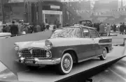 Simca Vedette �Chambord� Motor Show 1957 Car Old Photo