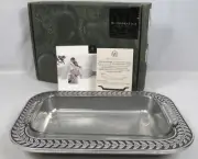 Wilton Armetale 2Pc Laurelberry Rectangle Baker,Pyrex Baking Dish Box 377064 NEW