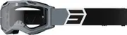 Shot Assault 2.0 Solar Motocross Goggles, black-grey for Men One Size Black Grey