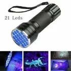 Purple Light LED UV Flashlight Flashlight Torch 21Lamp Beads Black Light