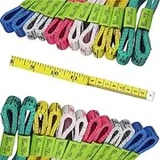 FF Elaine 24 Pcs Double-Scale 60-Inch/150cm Soft Tape Measure Ruler Bulk for Sewing Tailor Cloth Weight Loss Medical Body Measurement Sewing Supplies Knitting Projects - 6 Colors