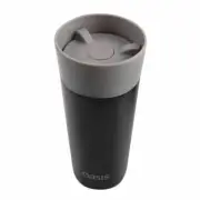 Oasis Insulated Coffee Mug Cup Travel Thermal Stainless Steel Flask Vacuum BLACK