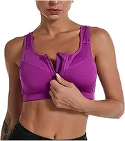 [Generic] No Show Sports Bra High Sports Posture Yoga Women Bra Sports Bras Comfortable Corrector Athletic Bra for Women