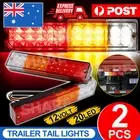 2x Trailer lights 20 LED STOP TAIL INDICATOR TRUCK CAMPER LIGHT UTE 4WD 10-30V