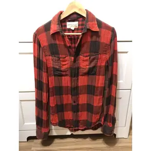 Denim & Supply Ralph Lauren紅色格子襯衫XS