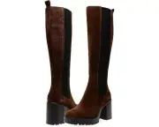 Steve Madden Deegan Womens Knee High Boot | Brown Suede | 10