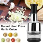 Stainless Vegetable Onion Cutter Chopper Slicer Pressing Garlic Fruit Kitchen✑