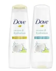 Dove Nourishing Secrets Coconut Hydration Shampoo Conditioner, 12 oz., 2 count