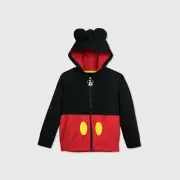 Disney Mickey Mouse Sweatshirt Hood with Ears Boys Size 3 , 5/6 , 7/8 NWT
