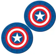 Marvel Captain America Shield Auto Cup Holder Coaster 2 PC Set item
