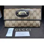 GUCCI 古馳 錢包 長夾 231841 4276 GG CANVAS 帆布 對折 日本直送 二手