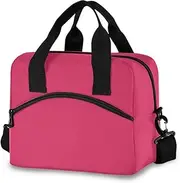 Cerise Cooler Tote Bag Lunch Bags Insulated Kids, 11.4×7.1× 9.5 Inches Large Kids Lunch Bag, Insulated Lunch Bag with Strap