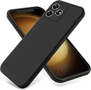 Protective Back Case Cover Compatible with ZTE Axon 60/Blade V60 Phone Case Anti-Scratch Thin Slim Liquid Silicone Soft TPU Rubber Full Camera Protection Bumper Pure Color Simple Cover W Wrist Band(Bl