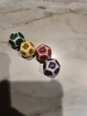 Aurora Miscellaneous Dice Set Of 4d12 Dice For Dnd And Similar Games
