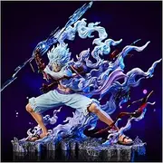 Gear 5 Luffy Figure Monkey D Luffy Action Figure Anime Statue Toy Birthday Gift PVC (No Lamp)