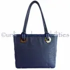OROTON New Stencil Medium Tote Shoulder Hand Bag Navy Leather Navy Jacq Tag DBag