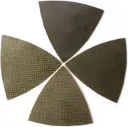 Versatile Diamond Sanding Pads 4 Pcs - Fit for FEIN, Dremel & Ryobi Tools