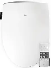 Inus R52 Electric Heated Bidet Seat withTemperature Adjustment for Elongated Toilets, Multiple Spray Modes,LED Light & Self Cleaning Electrolyte Wand,Deodorizer Smart Bidet Seat Remote Control