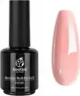 Builder Nail Gel 15ML, 5 in 1 Builder Strengthener Gel Translucent Pink Jelly Ha