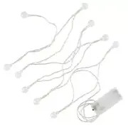 Christmas LED Light String Lights Battery Operated 8.5ft Gypsophila Bubble 2 PK