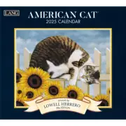 Lang 2025 Calendar American Cat Calender Fits Wall Frame
