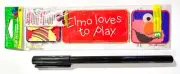 Sesame Street Elmo Loves to Play Stickers Scrapbooking Embellishment Card