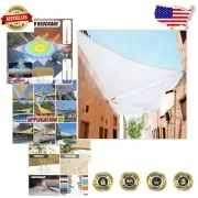 Elegant 19' x 20' x 27.6' Custom Triangle Shade Sail - UV Protection Guaranteed