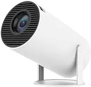 Mini Projector, 4K Full HD Home Portable Smart Projector - Projector - High FI Speaker and High Speed Connection - Indoor Movie Projector, Telephone Projector with Stand