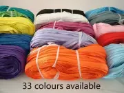 No. 5 continuous zip and slider - 33 colours of zippers with silver sliders