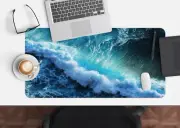 3D Storm Waves 643 Non-slip Office Desk Mouse Mat Large Keyboard Pad Mat Game