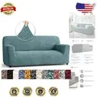 Premium Stretch Sofa Cover - Machine Washable Teal Slipcover for Kids & Pets