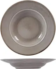 H&H Reactive Set of 6 Soup Plates, 24 cm, Grey