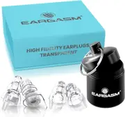 High Fidelity Earplugs with Transparent Filters - Reusable Noise Reduction Heari