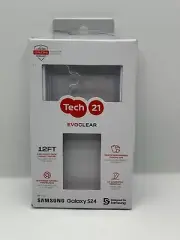 NEW Tech21 - Evo Clear - Multi-Drop Protection Case - Samsung Galaxy S24