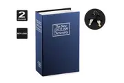 Vivva Dictionary Book Secret Hidden Security Safe Lock Cash Money Jewellery Locker Box-Blue