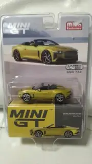 MINI GT 406 Bentley Mulliner Bacalar Yellow Flame mijo