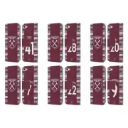 WEST HAM UNITED FC 2022/23 PLAYERS HOME KIT LEATHER BOOK CASE FOR iPOD TOUCH