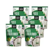 Kitchen & Love Riced Cauliflower 8 oz 6 Pack | Low Carb Rice Alternative Vega...