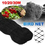 10/20/30M Anti Bird Netting Garden Fruit Tree Black Protect Cover Pest Mesh Net