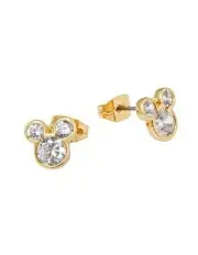 [Couture Kingdom] Disney Mickey Mouse Crystal Stud Earrings 8mm in Gold