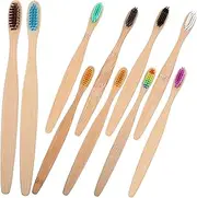 FOYTOKI Bamboo Wood Bamboo Toothbrush Travel Toothbrush Toothbrush Foldable Toothbrush Soft Toothbrus Toothbrush Charcoal Bristles Bulk Toothbrushes Charcoal Toothbrush