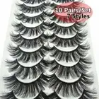 Wispies Fluffy Lash Extension Full Volume Thick 3D Mink Hair False Eyelashes