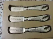 Mud Pie Crab Claw Cracking Little Crabby Spreaders Set of 3. Great gift.