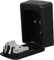 Zerodeko Combination Lock Key Box Metal Wall Mount 4- Security for Outdoor Home Car Key Safe Storage Organizer