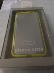 NEW heyday Apple iPhone XR 11 Clear And Yellow Bumper Protective Case Cover