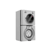 Clipsal 56 Series Round 4 Pin 10A Switched Socket Grey | 56C410-GY