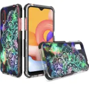 Samsung Galaxy A01 Galaxy Flower Case