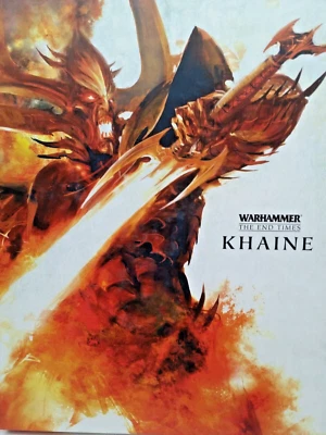 Warhammer The End Times Khaine Volumes 1 & 2 Softcover Games Workshop