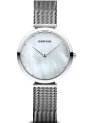 Bering 18132-004 Mother Of Pearl Dial Silver Stainless Steel Womens Watch